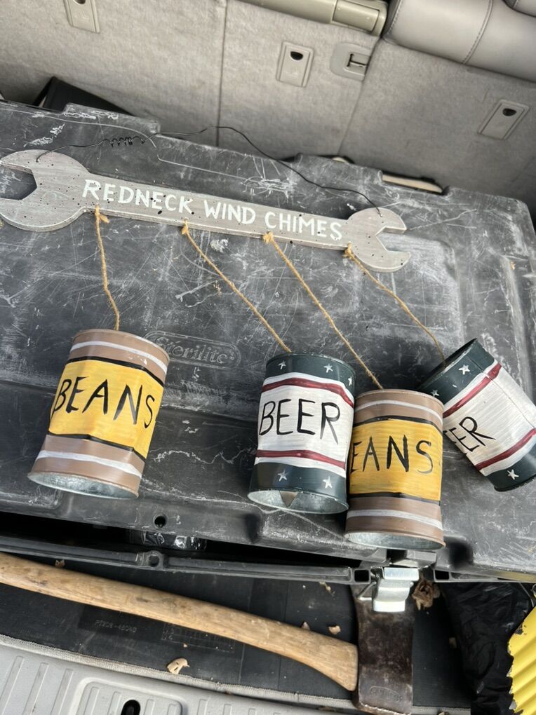 Redneck Wind Chime Wall Hanger