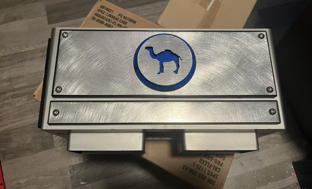 Vintage Camel Cigarette Bar Caddy For Napkin/straw