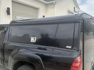 A.R.E. Black Commercial Truck Cap Shell Topper with Side Access Doors