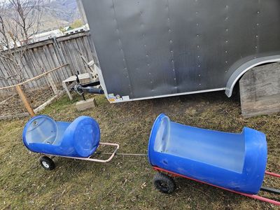 Pull behind kid train