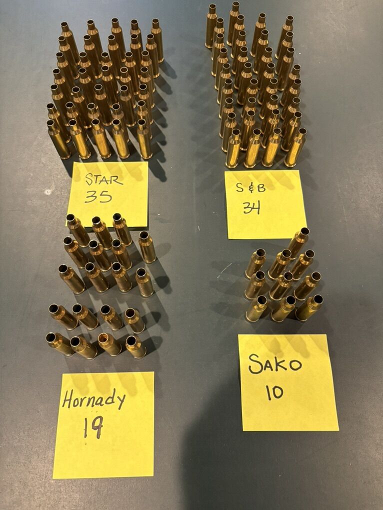 6.5 CM Fully Prepped Brass