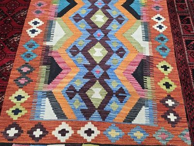 ~3x4 NEW Handknotted Kilim Wool Rug