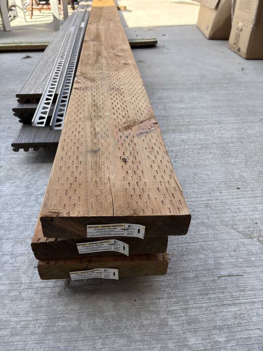 2 in. x 8 in. x 16 ft. #2 pressure treated Hem