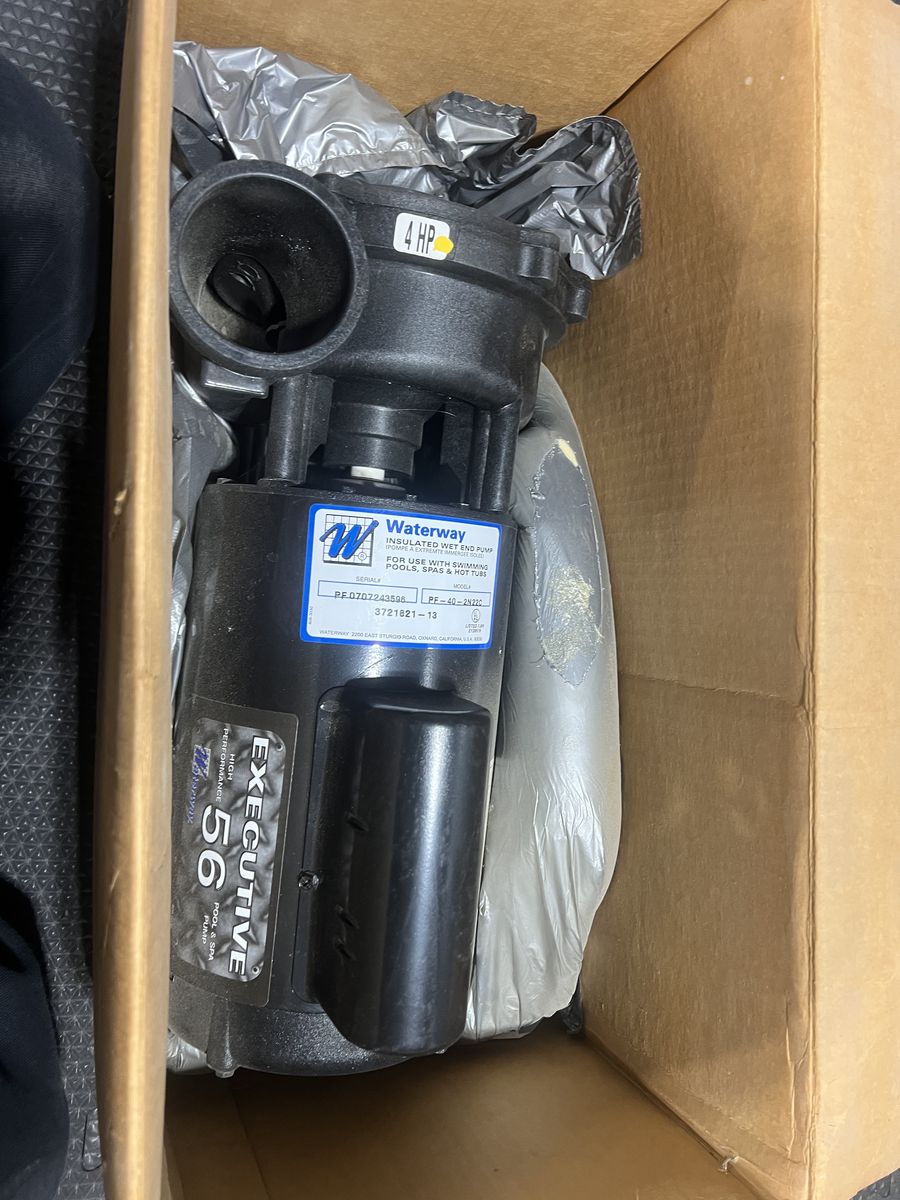 pool pump waterway hot tub spa 4hp