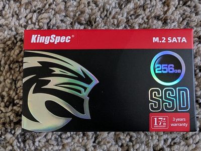 KingSpec 256GB M.2 SATA SSD – Brand New