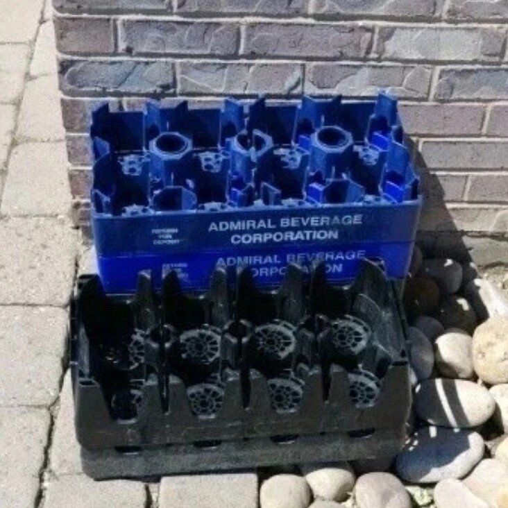 6 Pepsi Plastic 2 Liter 8 Bottle Carrier Crates