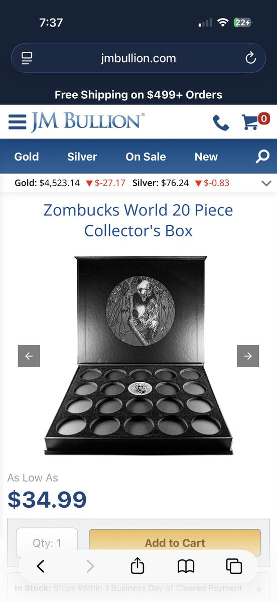 Zombucks coin box