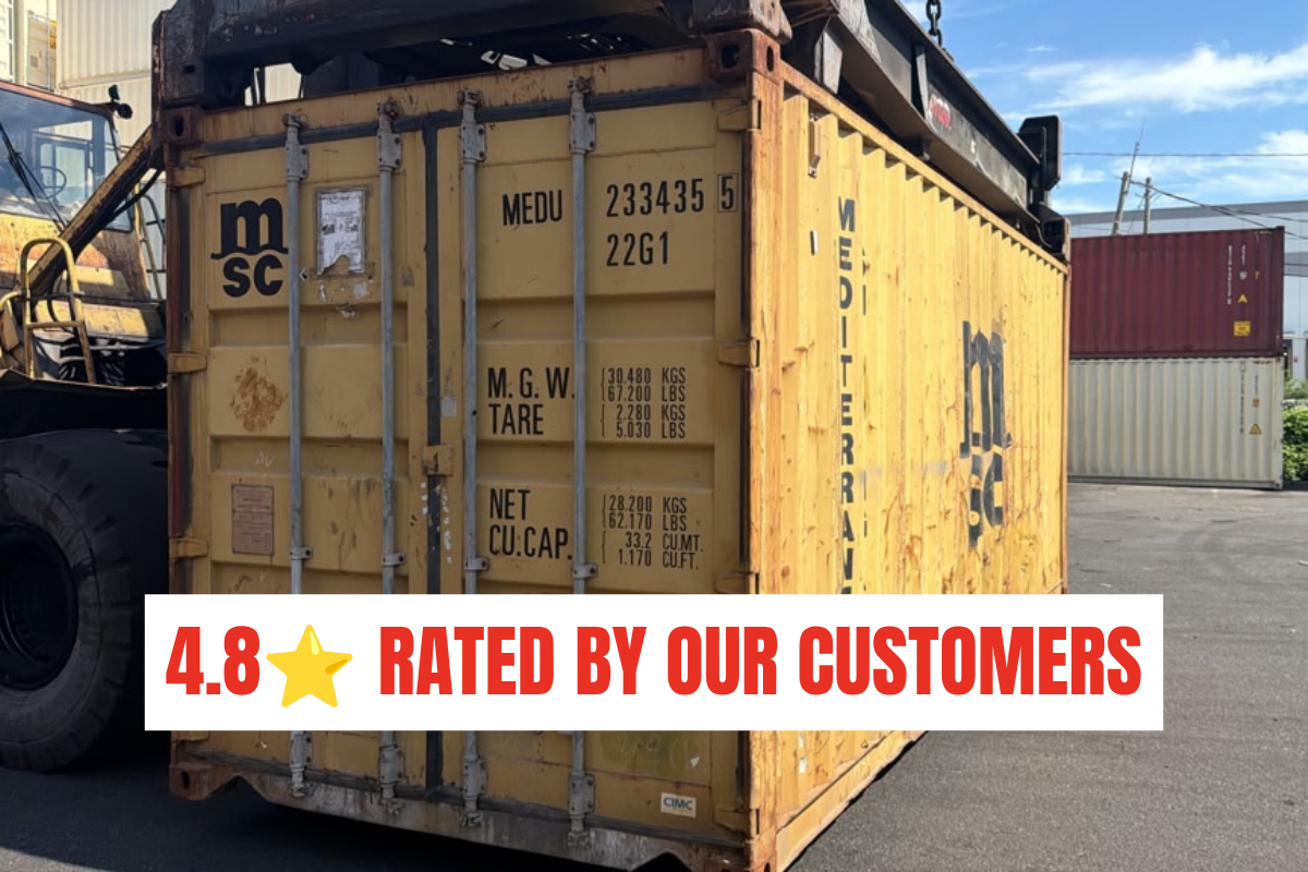 40' Used Shipping Container – Farm & Business Equipment Storage – In Stock