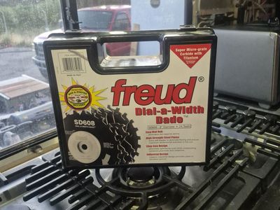 Freud SD608 8" Dial-A-Width Dado Blade Set - 24 Tooth, Super Micro-Grain Carbide with Titanium
