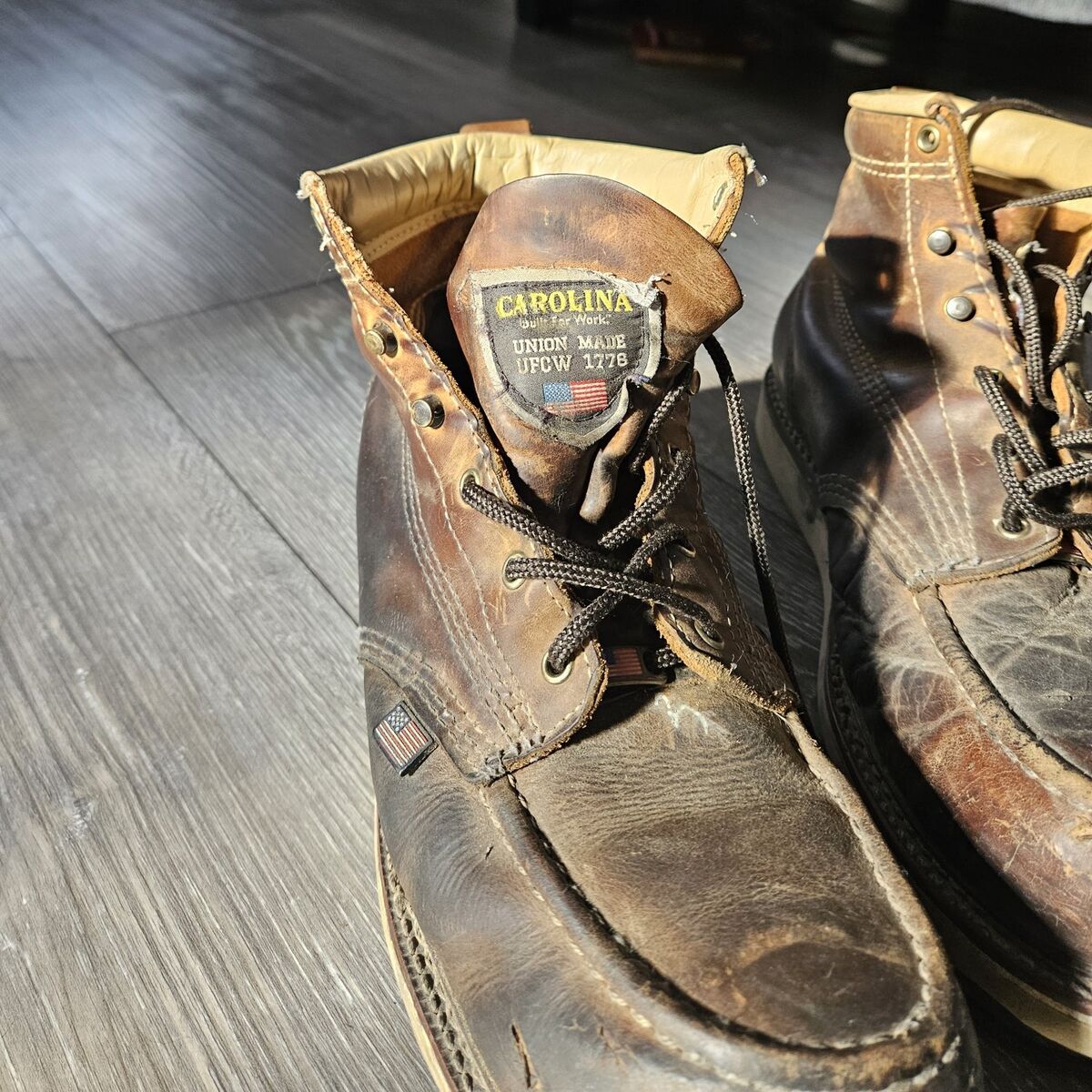 carolina work mens boots size 11.5 $100 obo