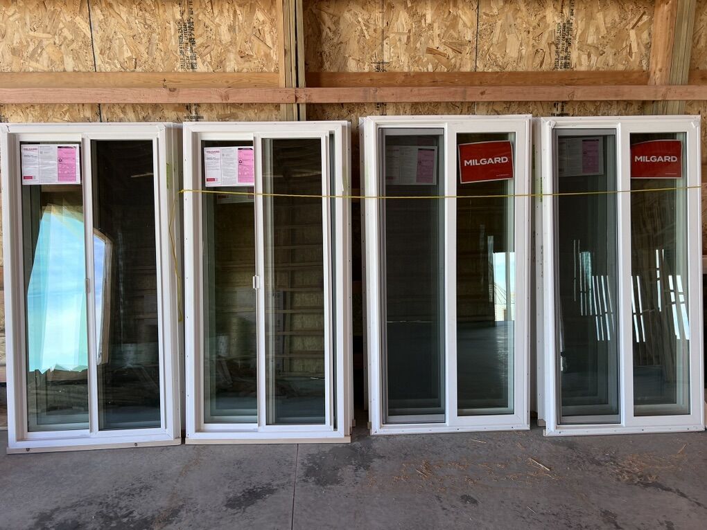 14 New Milgard Tuscany V400 Windows – 3x6 Sliding