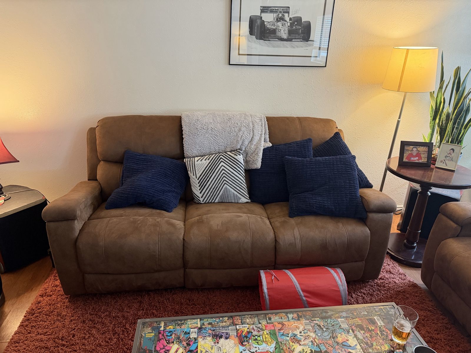 Coffee brown couch’s