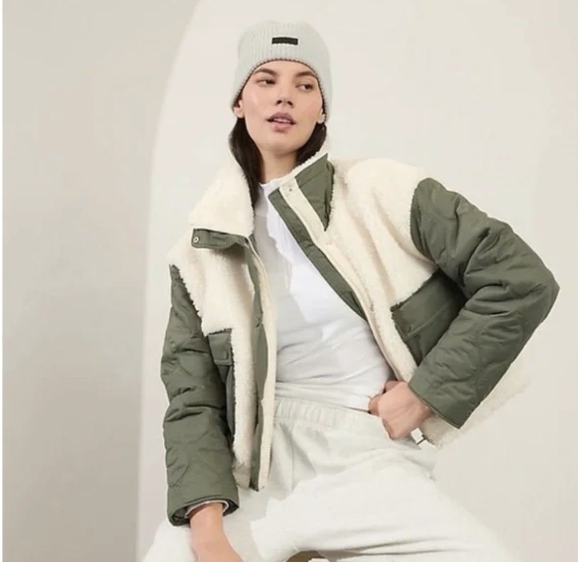 Athleta Sherpa Coat - Woman’s Medium