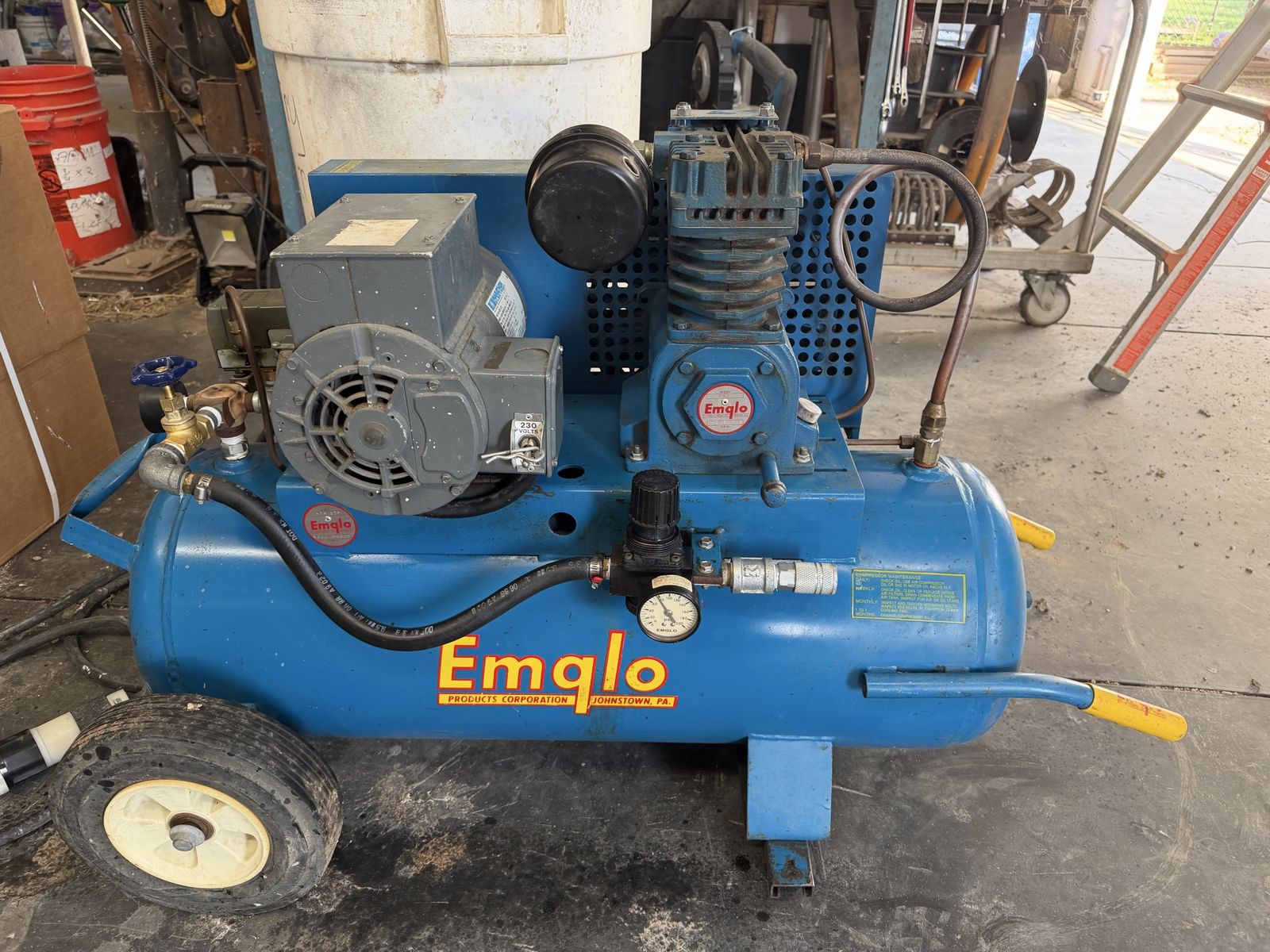 Emglo air compressor