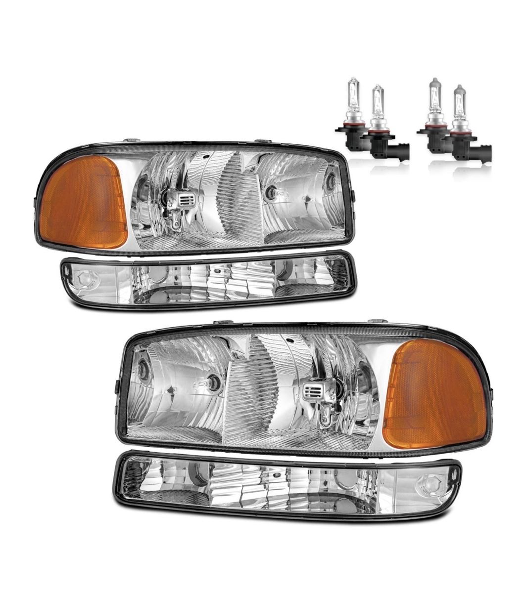 Headlight Set GMC Sierra- Yukon 1999-2007 New