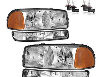 Headlight Set GMC Sierra- Yukon 1999-2007 New