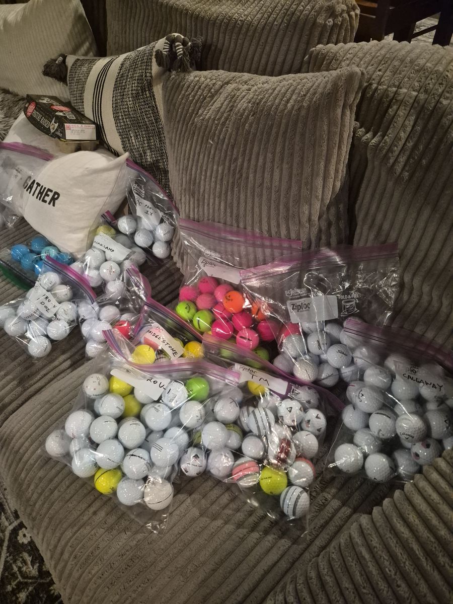 Golf Balls. Titleist, Callaway, Taylormade, Kirkland, etc.