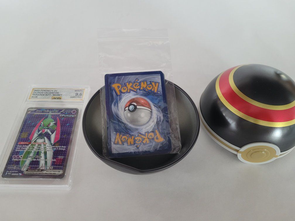 2023 Pokemon SV FA/Iron Valiant EX Paradox Rift - Secret #226 MINT+ 9.5 Graded Card PLUS a MYSTERY Pack of 10 Pokemon Card