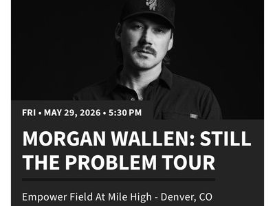 Morgan Wallen & Brooks n Dunn Tickets (x4) Denver May 29th 2026