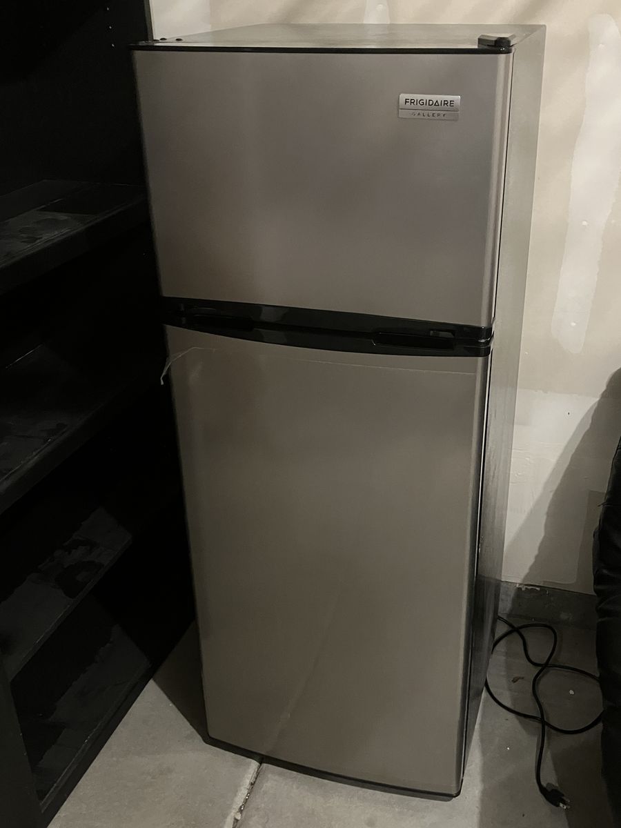 Stainless Steel Frigidaire Refridgerator Freezer