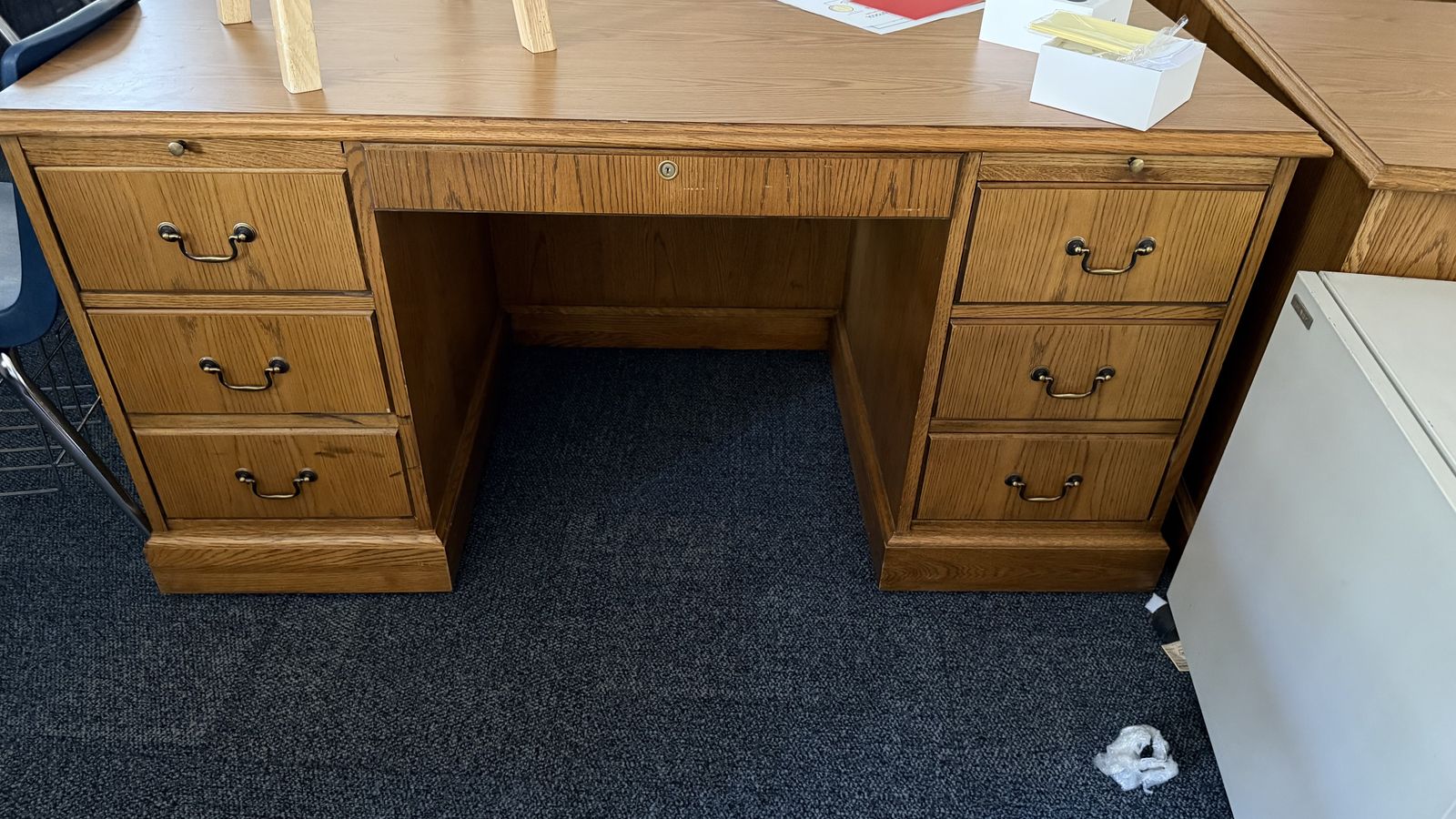 Wood Desks - Used by Skyline High Seminary - Must Go by 3 pm on 7/14/26