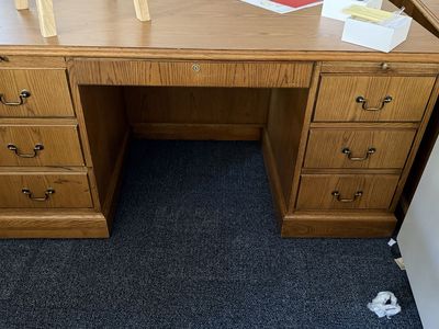 Wood Desks - Used by Skyline High Seminary - Must Go by 3 pm on 7/14/26