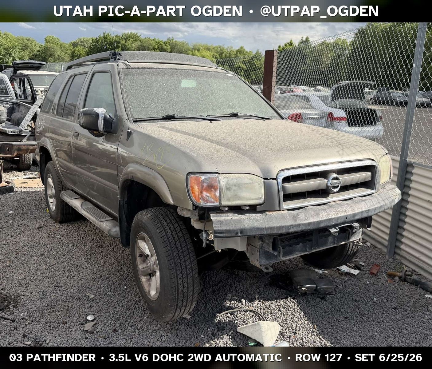 2003 Nissan Pathfinder Parts - UTPAP Ogden
