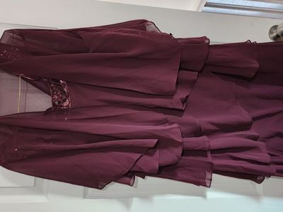 S.L. Fashions Women's Chiffon Tier Jacket Dress wi