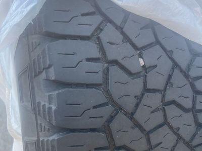 Chrome Rims And TireS For A Jeep Wrangler