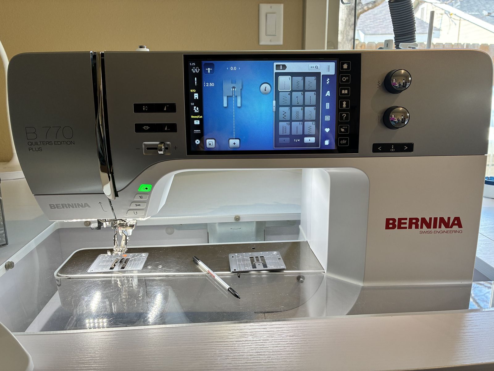 Bernina 770 QE Plus with Embroidery Module