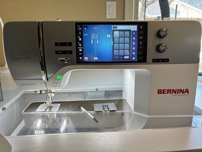 Bernina 770 QE Plus with Embroidery Module