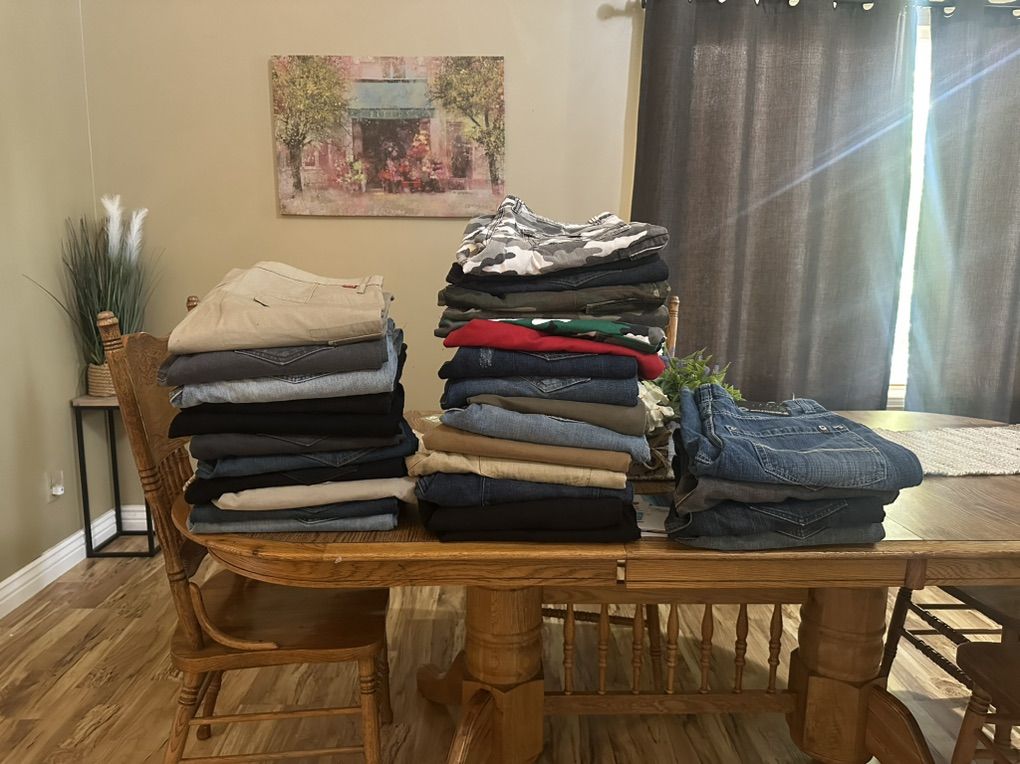 31 Pairs Of Pants Mens 34x34