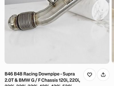 b48 catless downpipe