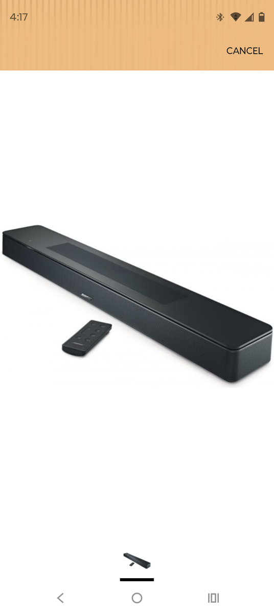 Bose Smart Sound bar 550