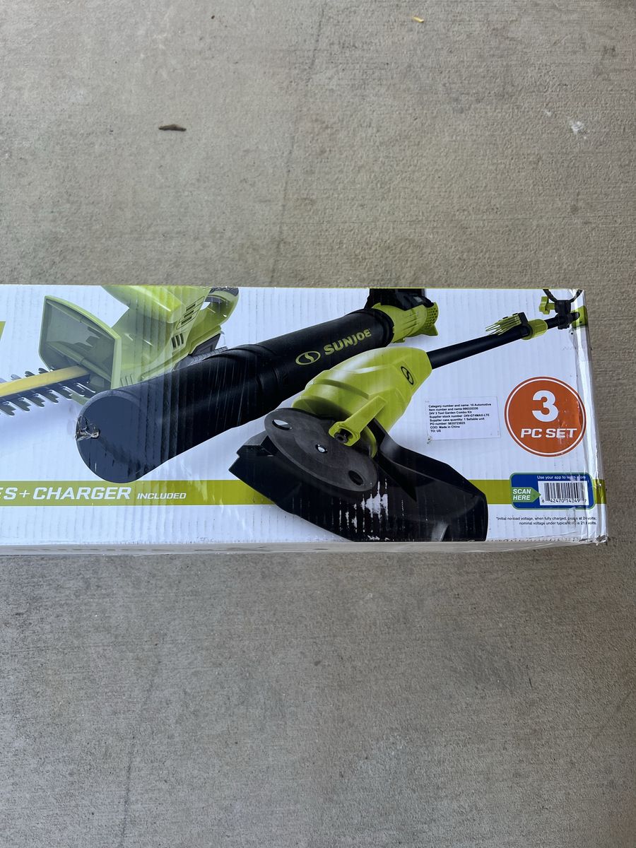 Sunjoe 3 piece multi tool system