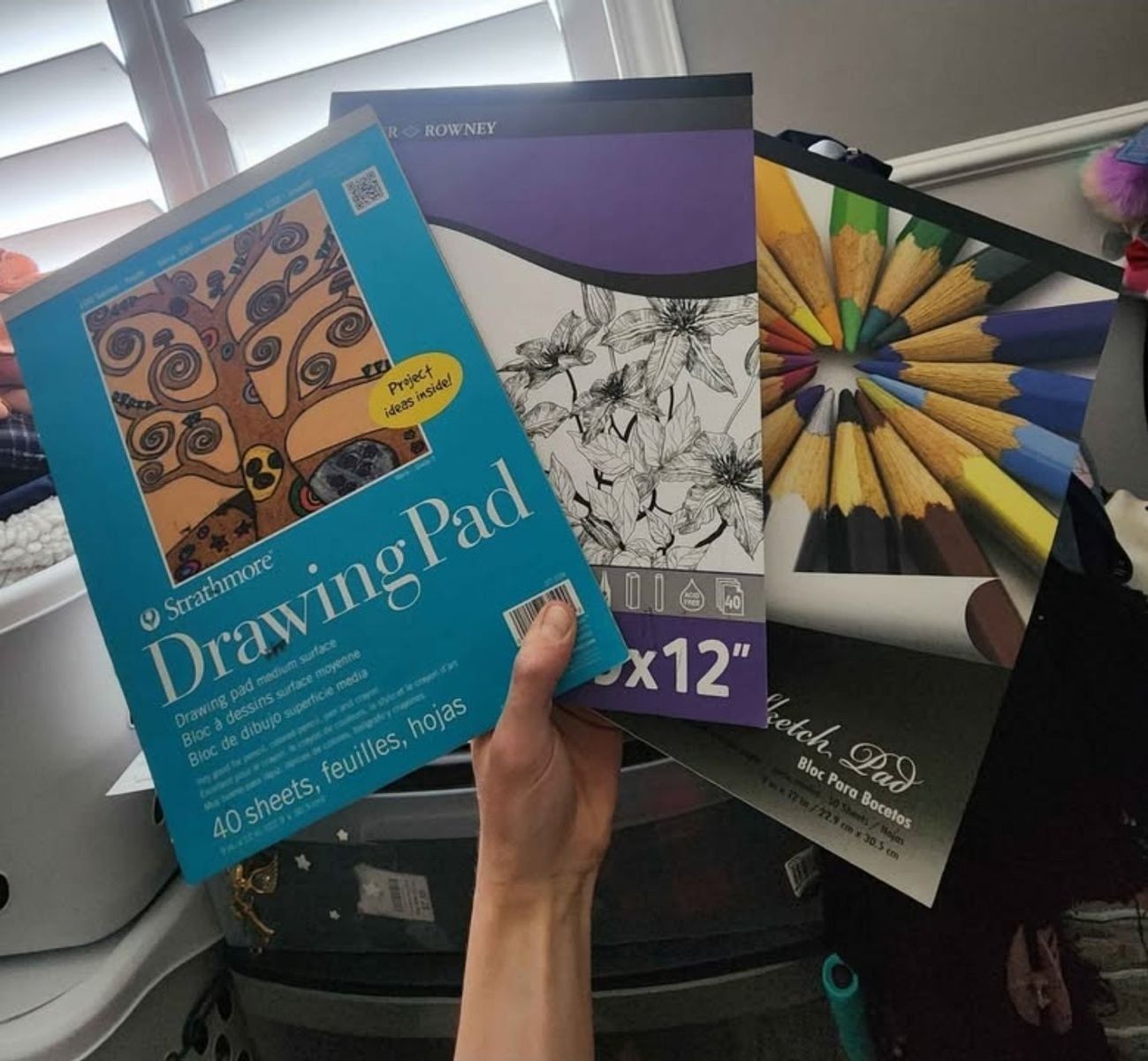 Strathmore & Daler-Rowney Drawing & Sketch Pads - 40 Sheets Each, Medium Surface, 9x12"