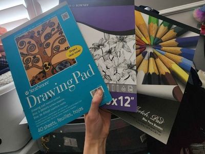 Strathmore & Daler-Rowney Drawing & Sketch Pads - 40 Sheets Each, Medium Surface, 9x12"