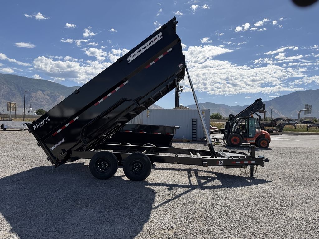 2027 PJ Trailers 7x16 15.4k 83 Low Pro (DT1) Tele"