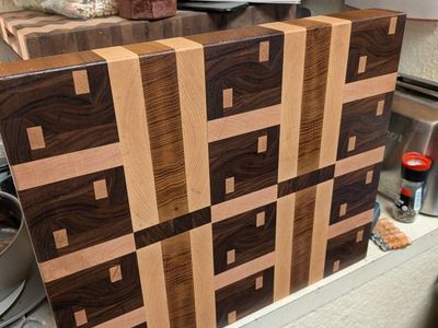 hand made and grain cutting board
