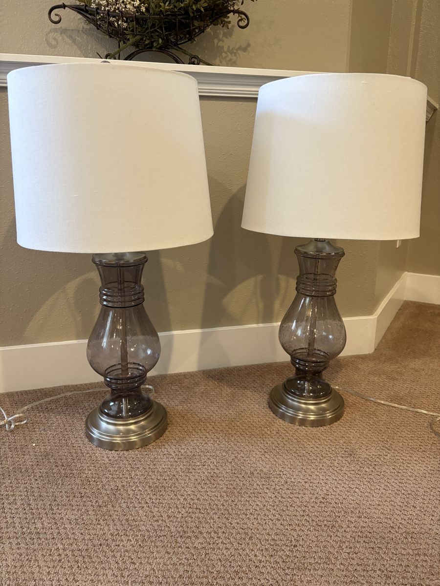 Large Glass Lamps