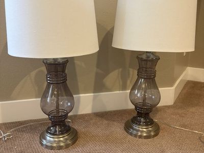 Large Glass Lamps