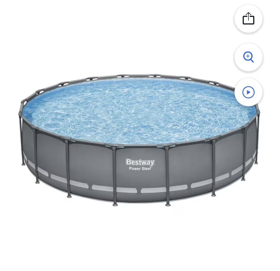 New 18’ Bestway swimming pool read description 