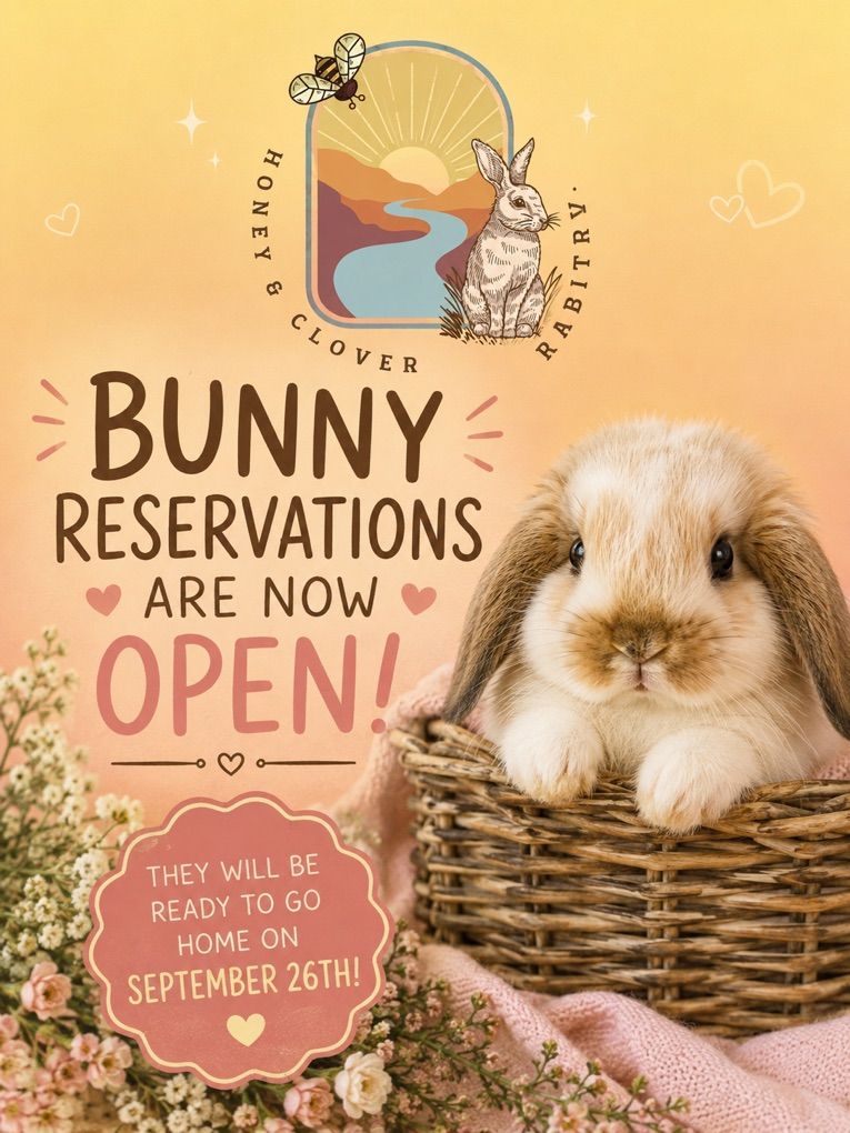 Purebred Holland Lop Baby Bunny Rabbits