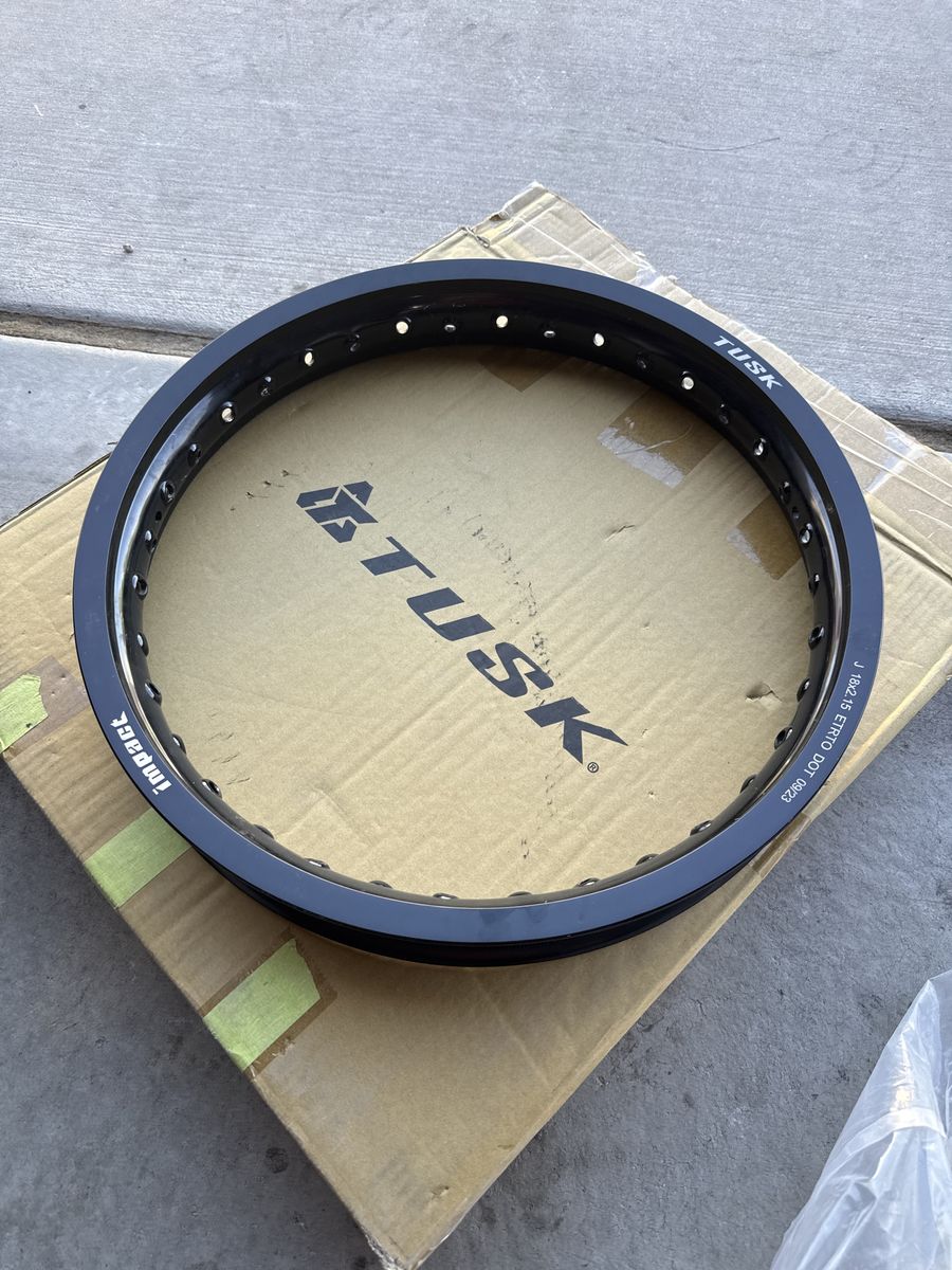 Tusk Impact Dirt Bike Rim J 18x2.15 Black - New