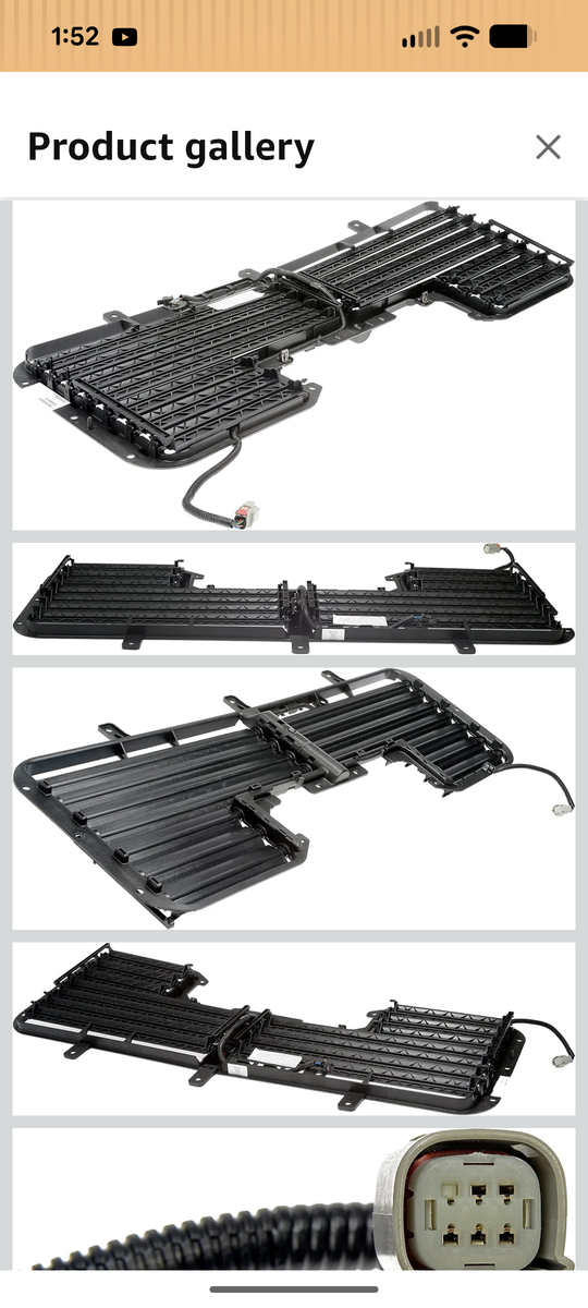 17-18 Chevy Silverado grille shutter