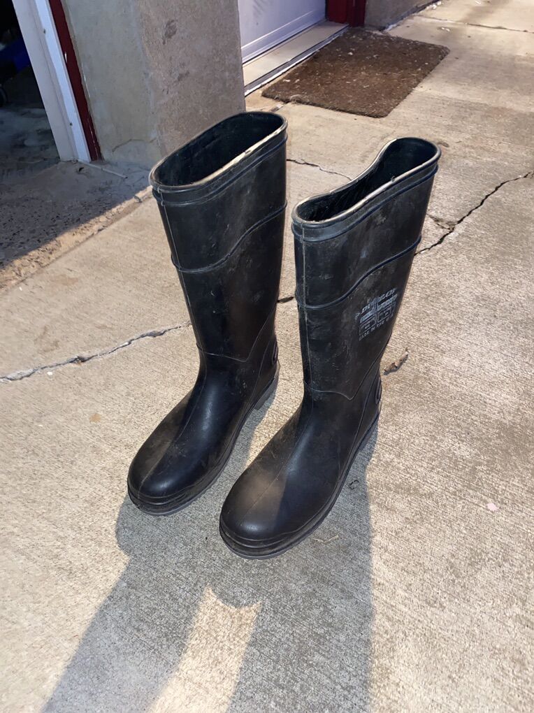 Steel Toe Rubber Boots 10