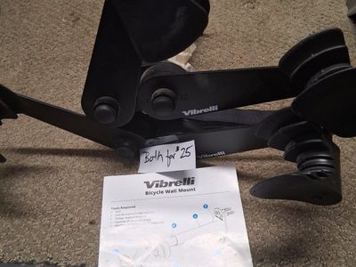 Vibrelli Bicycle Wall Mount Storage Rack Set of two