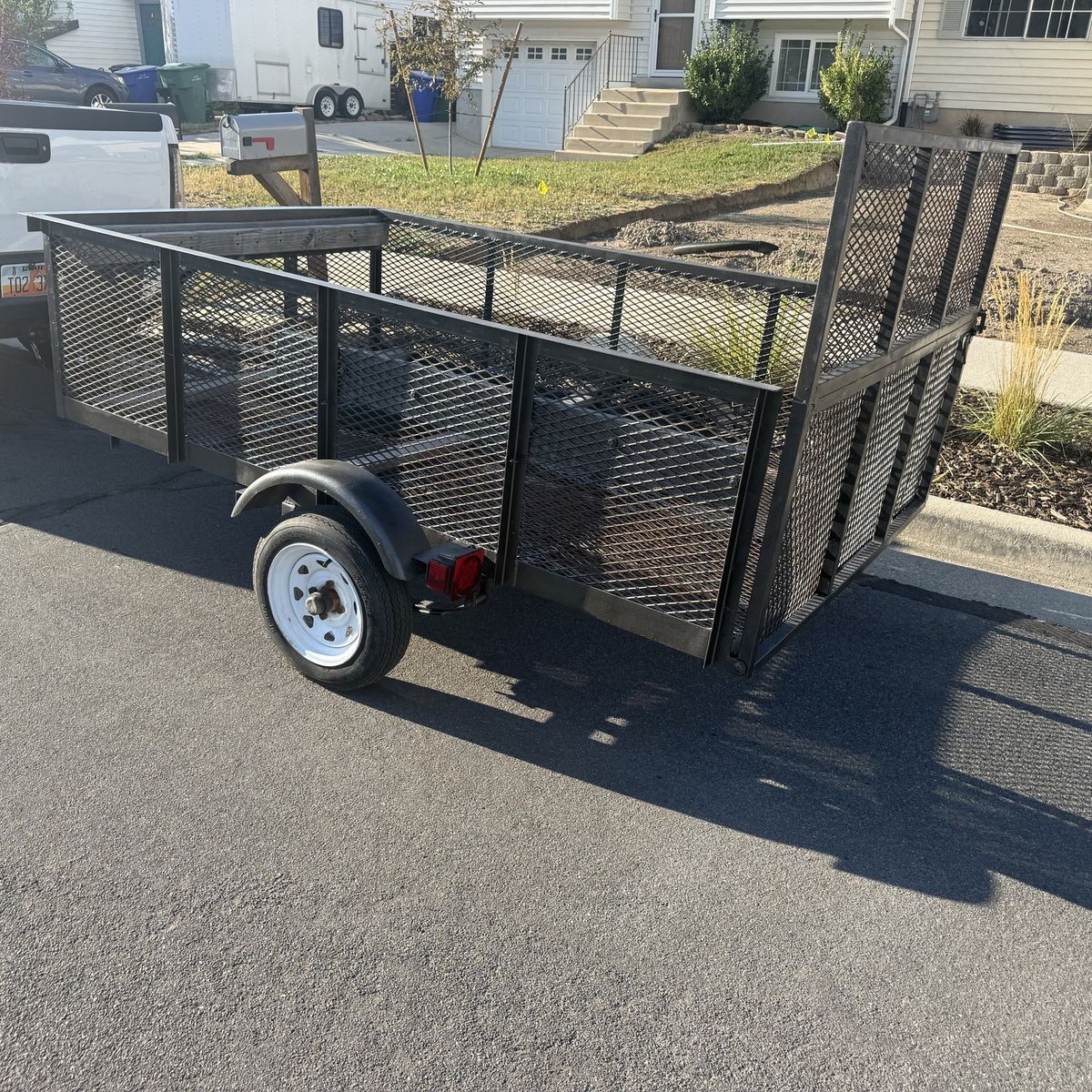 Utility Trailer with Ramp Gate - Used Open Trailer