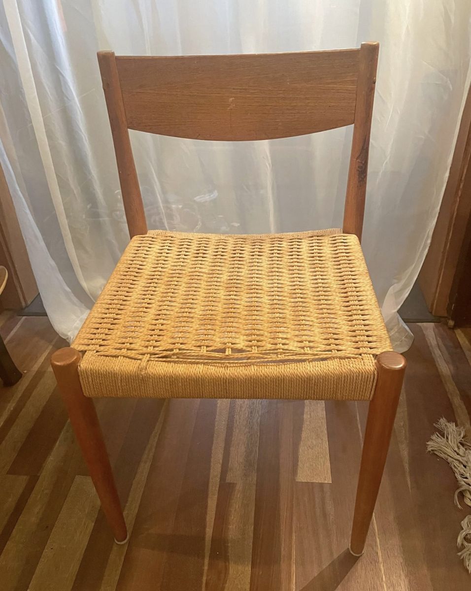 Danish Mid-Century Teak Danish Modern Dining Chair by Poul Volther for Frem Røjle