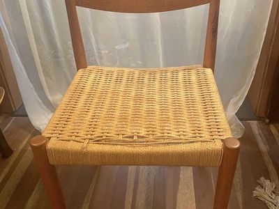 Danish Mid-Century Teak Danish Modern Dining Chair by Poul Volther for Frem Røjle